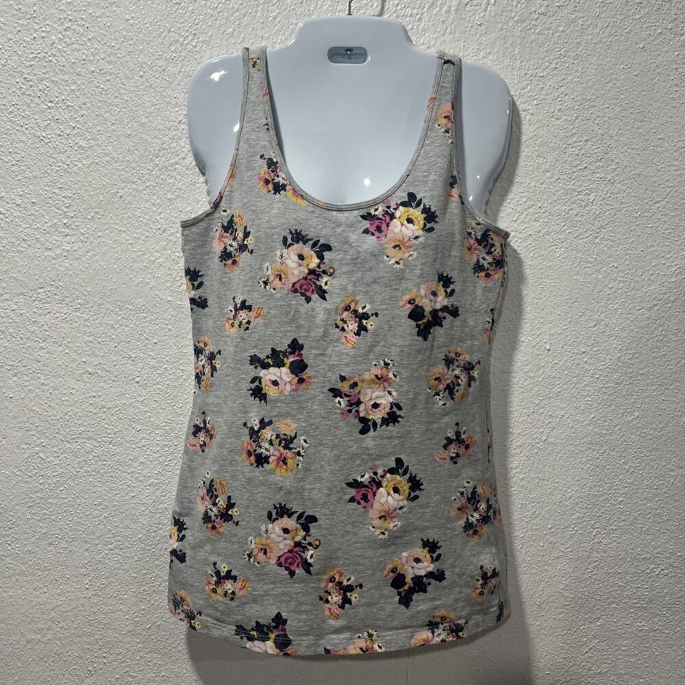 Maurices Women's Medium Floral Sleeveless‎ Scoop Neck Tank Top